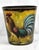 Folk Art John Dunn Original 1999 Signed Tole Rooster/Gentleman Folk Art Sap Syrup Tin For Sale - Image 3 of 8
