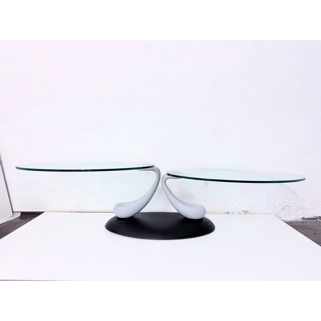 Vintage Naos Papillon Coffee Table by Gamba & Guerra, Italy, 1980s For Sale - Image 11 of 11
