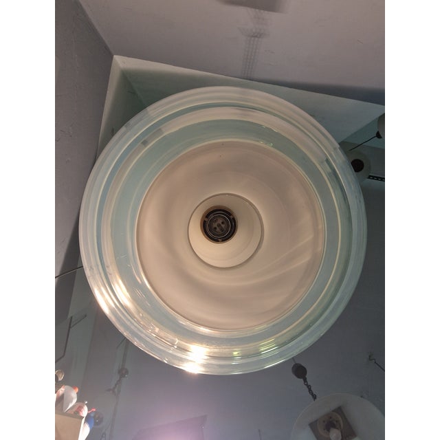 Octopus Pendant in Iridescent Glass and Brass Carlo Nason for Mazzega, 1950s For Sale - Image 9 of 17