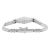 Late 20th Century Stunning Natural Diamond 14k Solid White Gold Bracelet For Sale - Image 5 of 9