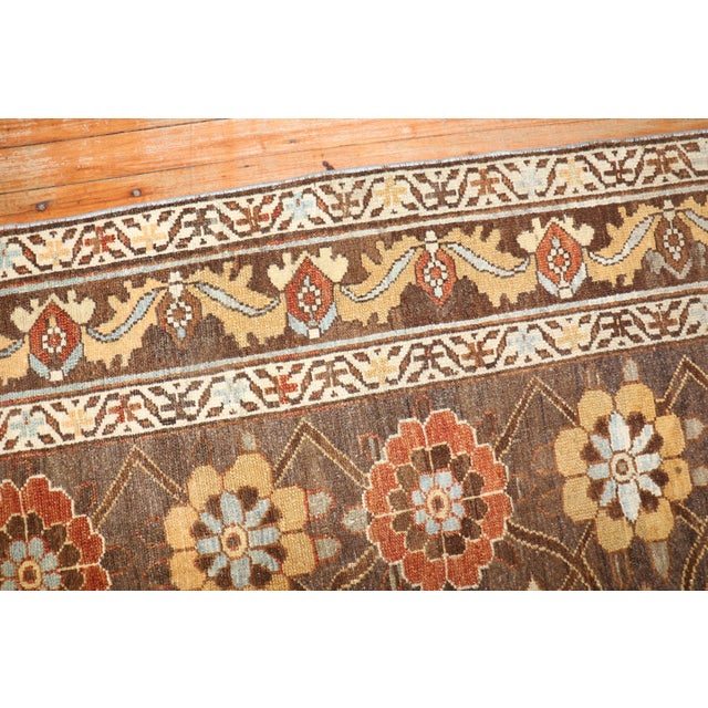 An accent size early 20th century Persian Veramin rug in predominantly brown Measures: 4'6" x 6'5".