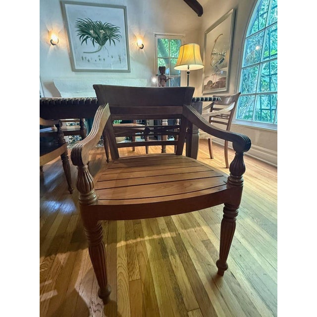 The chairs are comfortable with supportive backs and armrests. Dimensions (in): 24W x 24D x 36H.