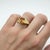 Not Yet Made - Made To Order Citrine Solitaire Ring for Men Silver, Gold, Size 10 For Sale - Image 5 of 6