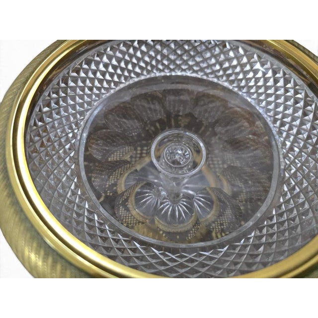 Antique Gilt Bronze and Cut Crystal Centerpiece Bowl, 1880 For Sale - Image 9 of 11