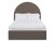 Casa Cosima Poppy California King Bedframe, Mushroom Velvet For Sale - Image 4 of 4