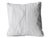 Antique French linen decorative pillow, featuring a beautifully hand-embroidered monogram 'L' on crisp white linen. The...