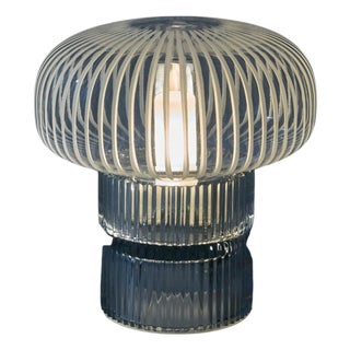 Pure Crystal Glass Tello Clear and Piccolo Table Lamp by Studio Bojola For Sale