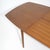 Brown Teak Table with Extendable Top, 1960s For Sale - Image 8 of 15