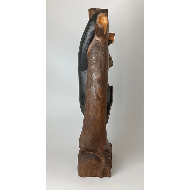 1970s Vintage Chainsaw Bear Wood Carving by Big Sky Carvers For Sale - Image 5 of 7