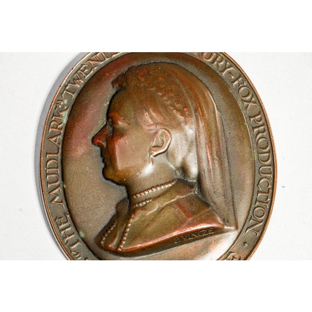 A fascinating piece of Golden Age Hollywood memorabilia, this rare solid bronze commemorative plaque was created in...