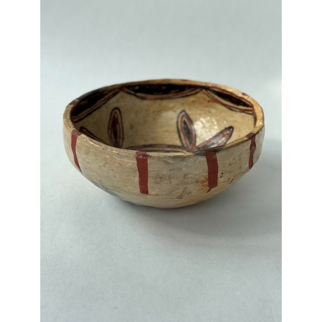 Tribal Early 20th Century North African Berber Pottery Bowl For Sale - Image 3 of 11
