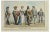 Auguste Wahlen, French Costumes at the Time of Louis XII, Lithograph, 1844 For Sale
