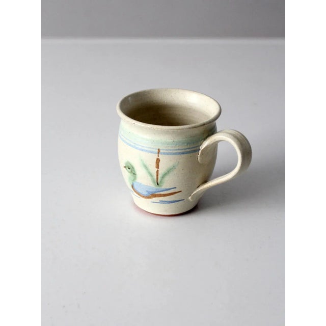 Vintage Studio Pottery Mug For Sale - Image 9 of 12
