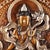 Late 19th Century Late 19th Century Wooden Framed Repoussé Copper Thangka Plaque, Gold & Silver, 1.4kg For Sale - Image 5 of 7