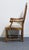 Wood Drexel Furniture Bishopsgate Collection Solid Walnut English Tudor Style Cane Back Dining Arm Chair For Sale - Image 7 of 9