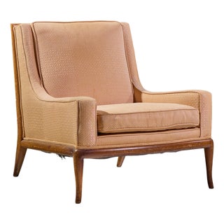 Robsjohn Gibbings for Widdicomb Mid Century Bleached Mahogany Lounge Chair For Sale