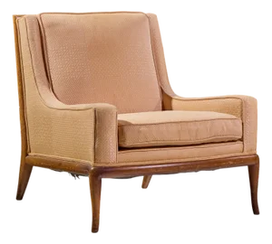 Robsjohn Gibbings for Widdicomb Mid Century Bleached Mahogany Lounge Chair