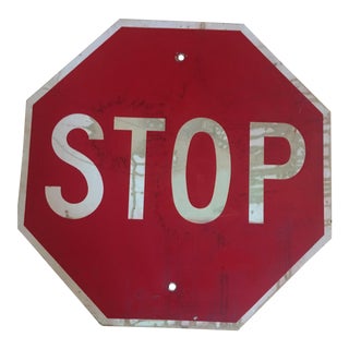 Vintage Stop Sign For Sale