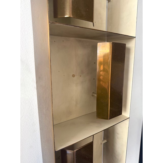 Pair of Brass Sconces "Finestra" 12664 by Gio Ponti for Arredoluce. Italy, 1950s For Sale - Image 15 of 17