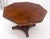 Flame Mahogany Octagon Shape Two 18" Leaves Single Base Dining Table MINT! For Sale - Image 15 of 15