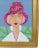 Woman with a pink hat, portrait, oil mixed media painting on a stretched canvas panel. Signed by the artist "Ruth Arenz"...