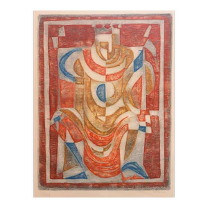 'King', Aquatint by Marcel Fiorini, Venice Biennale, Salon d'Automne