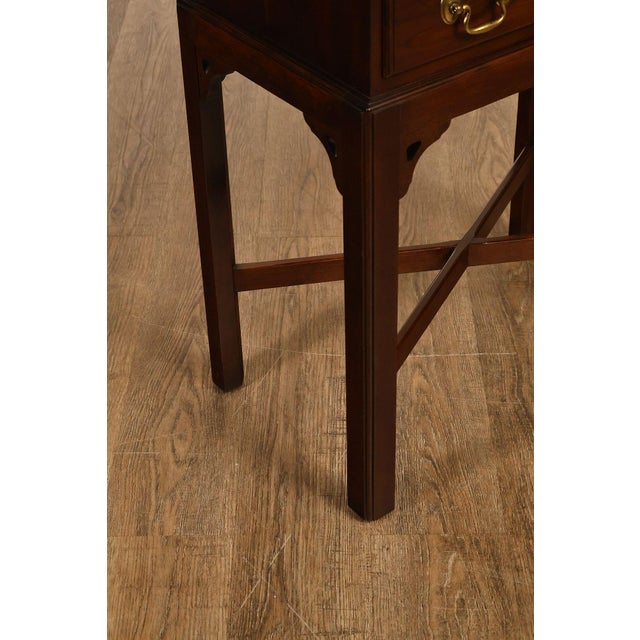 Ethan Allen 'Georgian Court' Cherry Silver Chest For Sale - Image 10 of 18