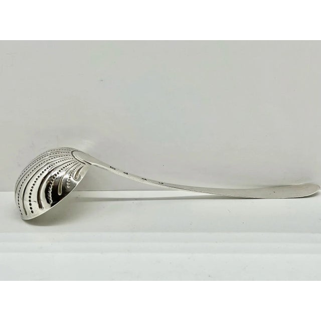 Antique John Pittar, George III Irish Sterling Silver Ladle Circa 1777 For Sale In Los Angeles - Image 6 of 11