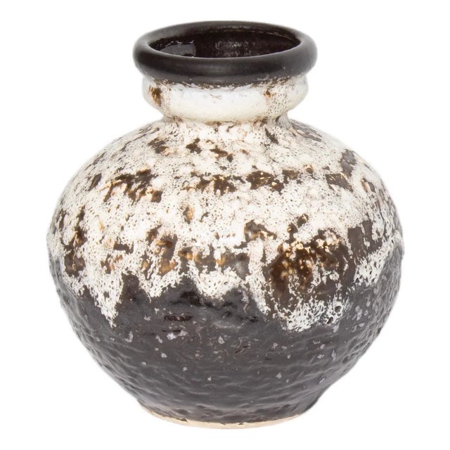 Dumler and Breiden West German Fat Lava Vase For Sale