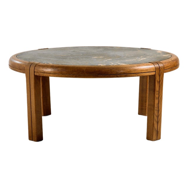 Vintage Oak Coffee Table, 1980s For Sale