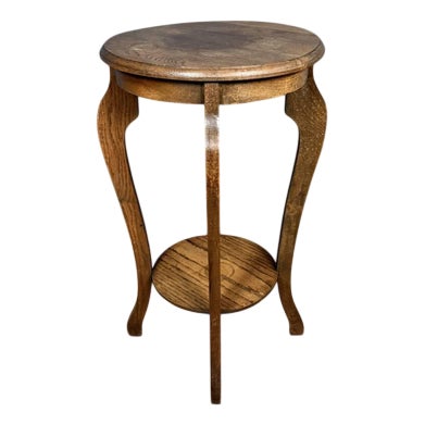 Large Oak Plant Table For Sale