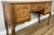 Wood Vintage French Louis XVI Style Carved Desk in Oak For Sale - Image 7 of 12