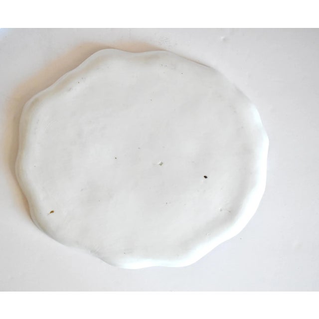 Antique Gold & White Porcelain Flower Petals Demitasse Tea Service - Set of 8 For Sale - Image 12 of 13