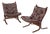 Vintage Dark Brown Siesta Chairs by Ingmar Relling for Westnofa, 1960s, Set of 2 For Sale