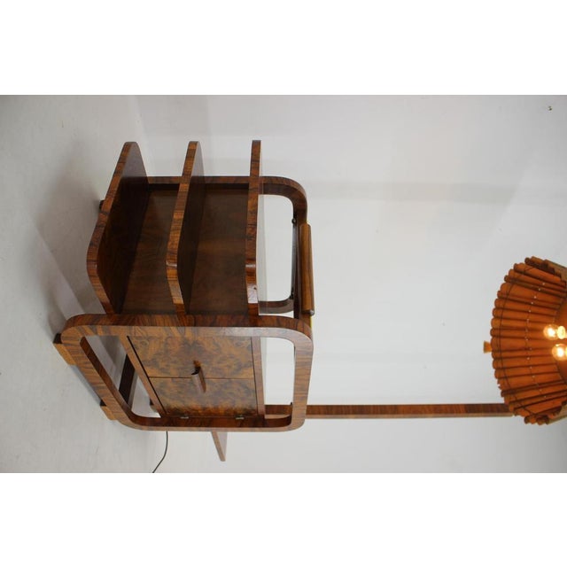 Large Art Deco Floor Lamp, Former Czechoslovakia, 1930s For Sale - Image 16 of 18