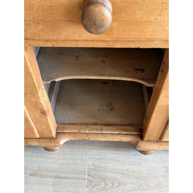 Brown Antique English Pine Sideboard For Sale - Image 8 of 8