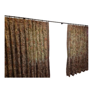 Window Treatment Drapery/Curtain Panels and Hardware For Sale