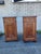 French Pair of 19th Century French Walnut Marble Bedside Cabinets. For Sale - Image 3 of 14