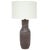 Design Technics Lee Rosen Brown Pottery Table Lamp For Sale