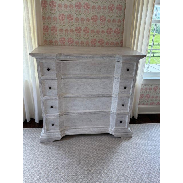 Shabby Chic Large Whitewashed Dresser by Noir For Sale - Image 3 of 8