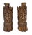 Metal Large Pair of French Gilt Bronze Hoof & Acanthus Sabots, France, Circa 1900 For Sale - Image 7 of 12