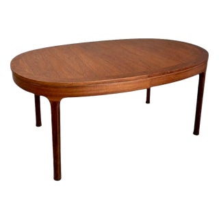 Mid-Century Teak Oval Extending Dining Table from Nathan Furniture, 1960s For Sale