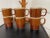 1970’s Stacking Ceramic Cups and Wood Stand - Set of 7 For Sale In Nashville - Image 6 of 7