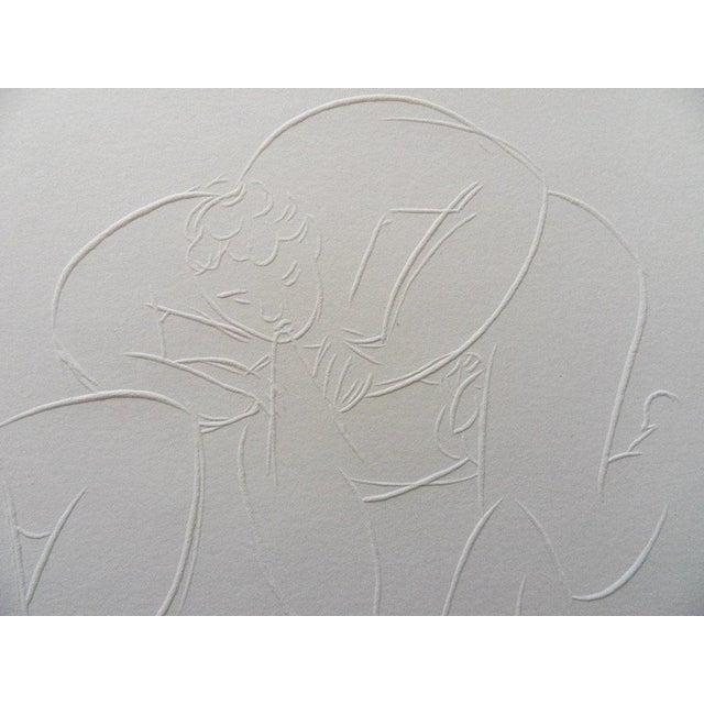 Henri Matisse (1869-1954) (after) The Breath of the Heart Wood engraving by embossing On paper from Moulin de Laroque, 24...