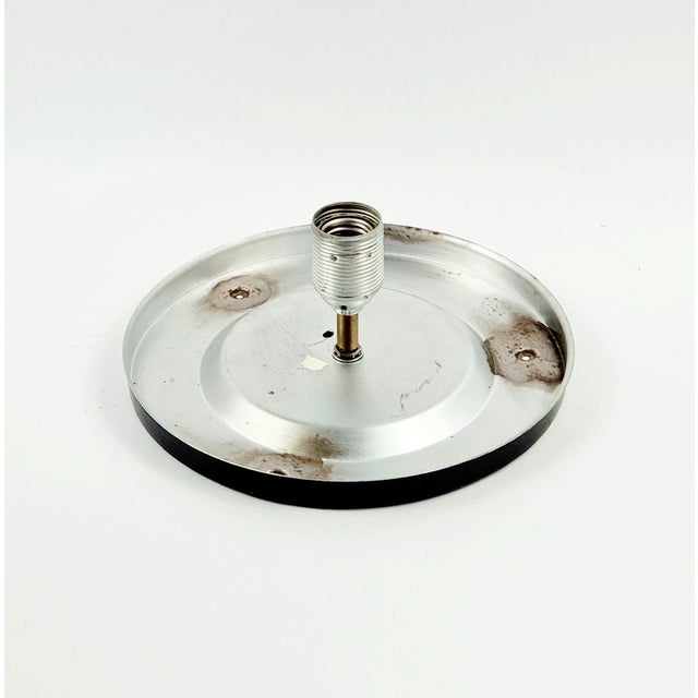 XL Space Age Mid-Century Glass Ceiling Light/Flush Mount Wave/Futura Model by Koch & Lowy for Peill & Putzler, Germany, 1970s For Sale - Image 11 of 12