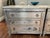 Pair of Hollywood Regency Jansen Louis XVI Style Silvered Chest of Drawers For Sale - Image 4 of 15
