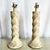 Postmodern Postmodern Ceramic Swirl Table Lamps, Michael Taylor Style - A Pair For Sale - Image 3 of 8