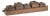 Wooden Drawer Taper Candle Holders 18"L For Sale
