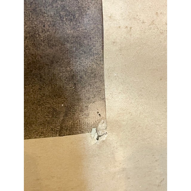 Antique Framed Sepia Engraving of a Blood Hound Dog After a Painting by Sir Edward Landseer For Sale - Image 6 of 18