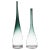 Glass Vases by Bengt Orup, 1950s, Set of 2 For Sale